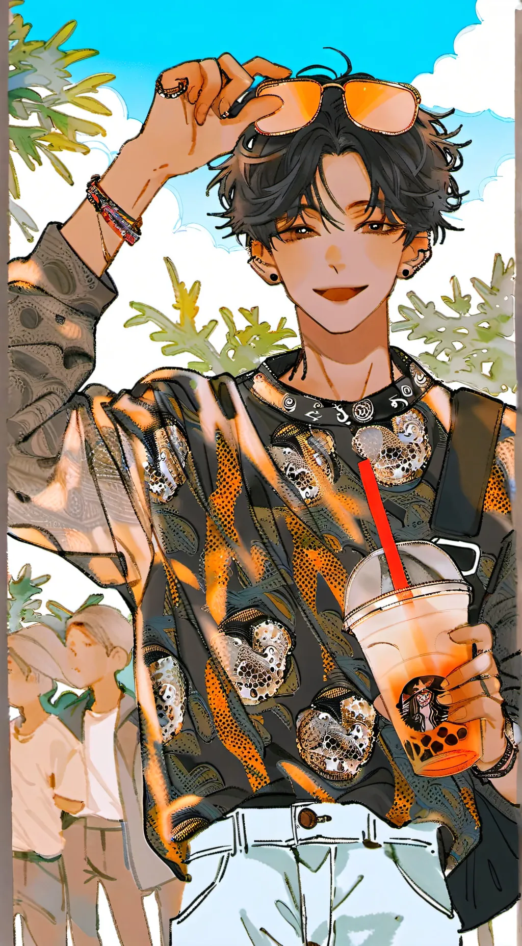 ai character: ♤Yoko♤ background
