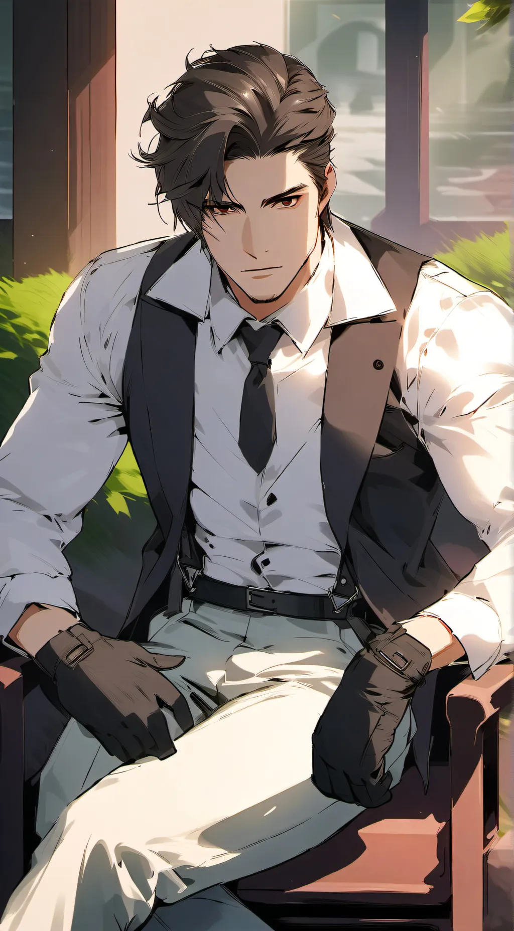 ai character: Owen Smith  background