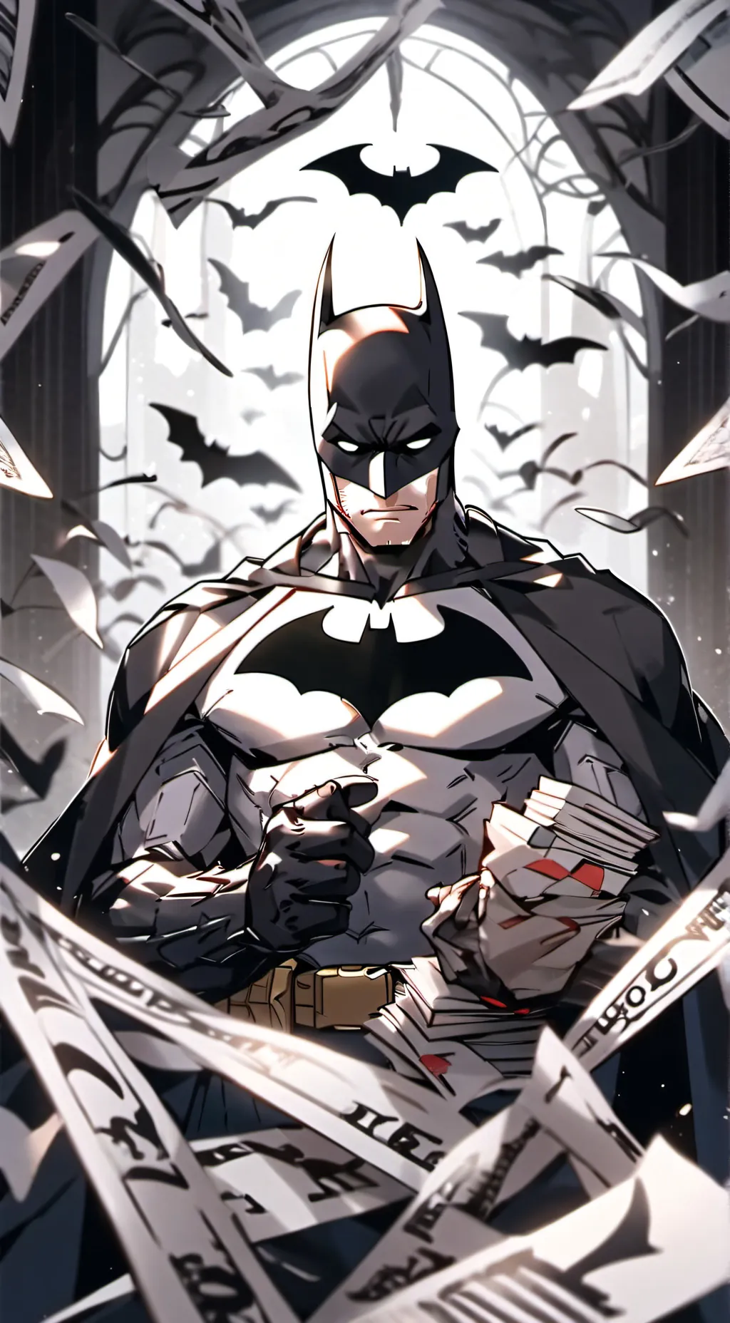 ai character: Batman background