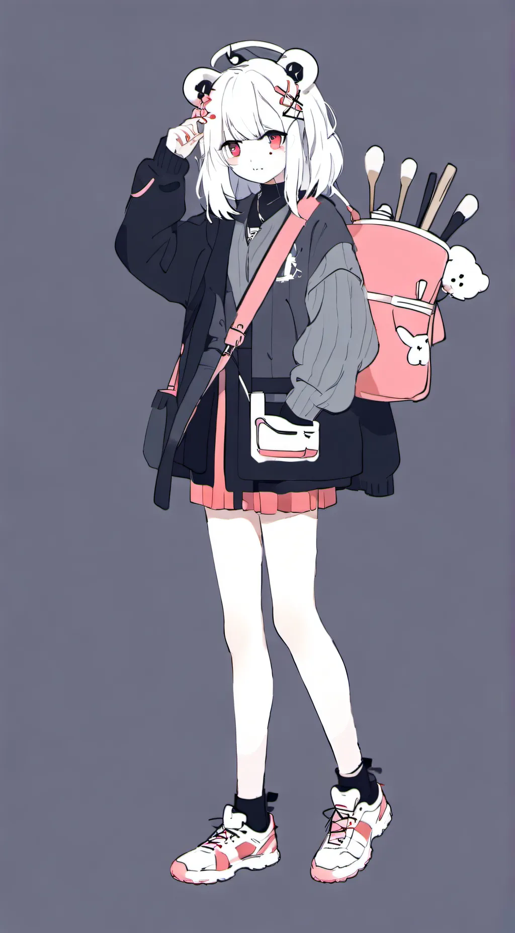 ai character: Luna background