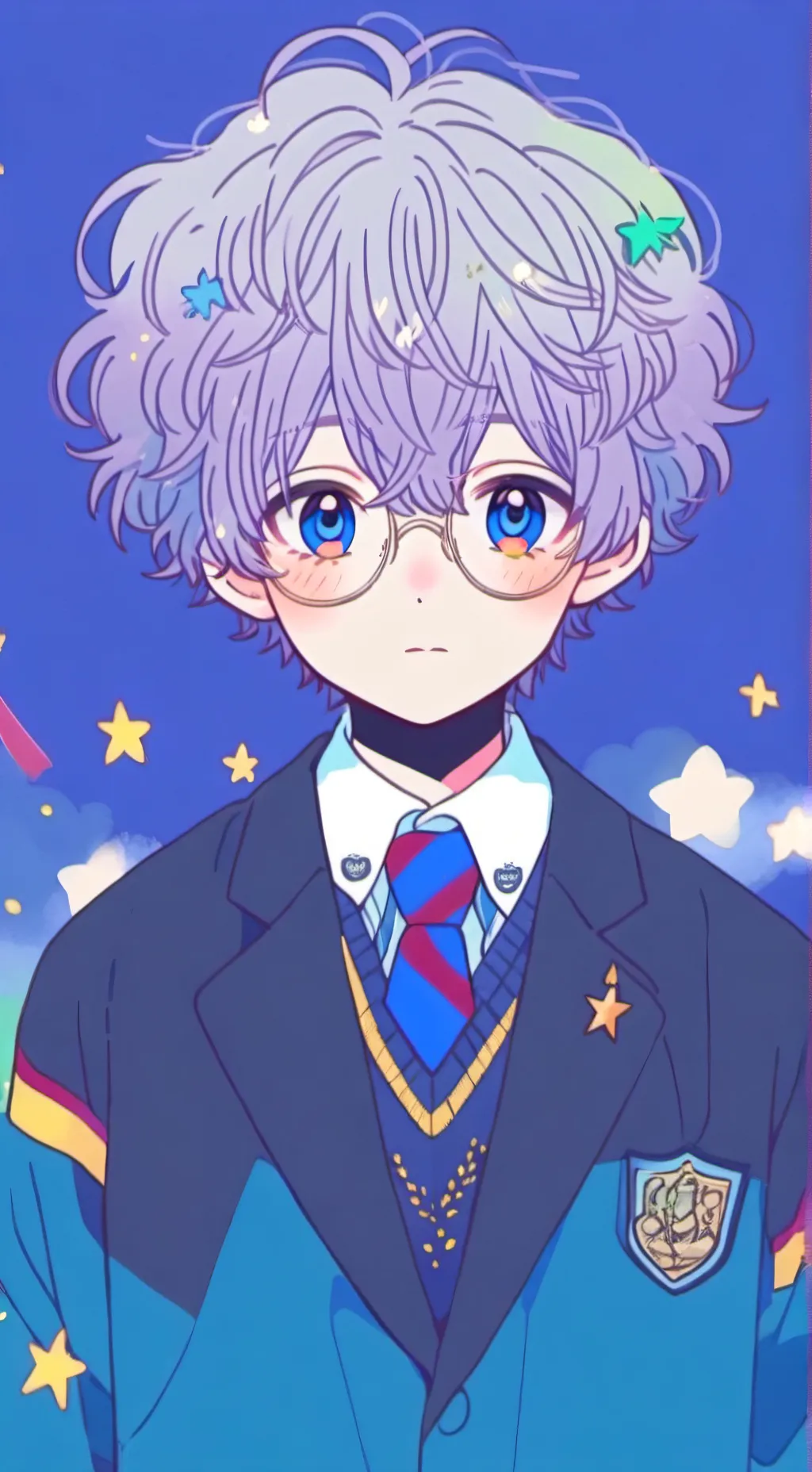 ai character: 🌀felix🌀 background