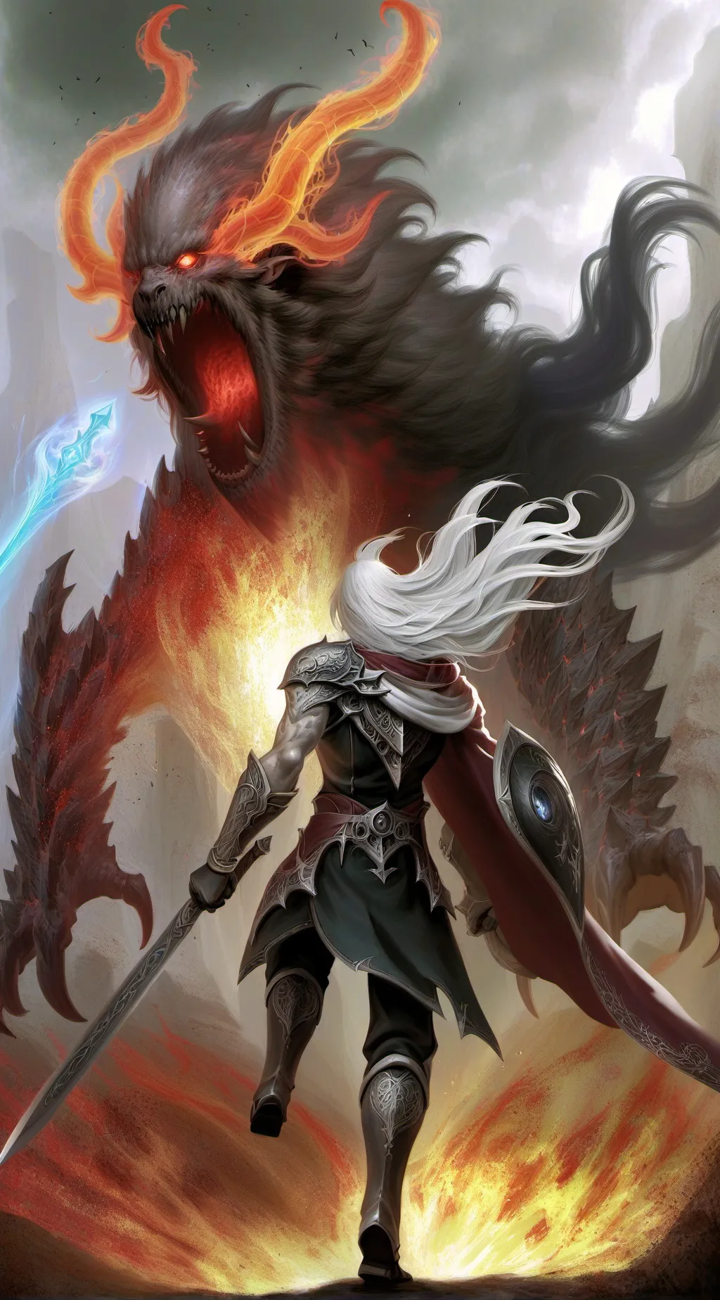 ai character: фрон background