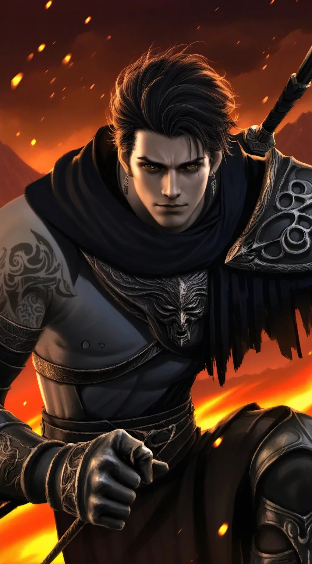 ai character: Sandy background