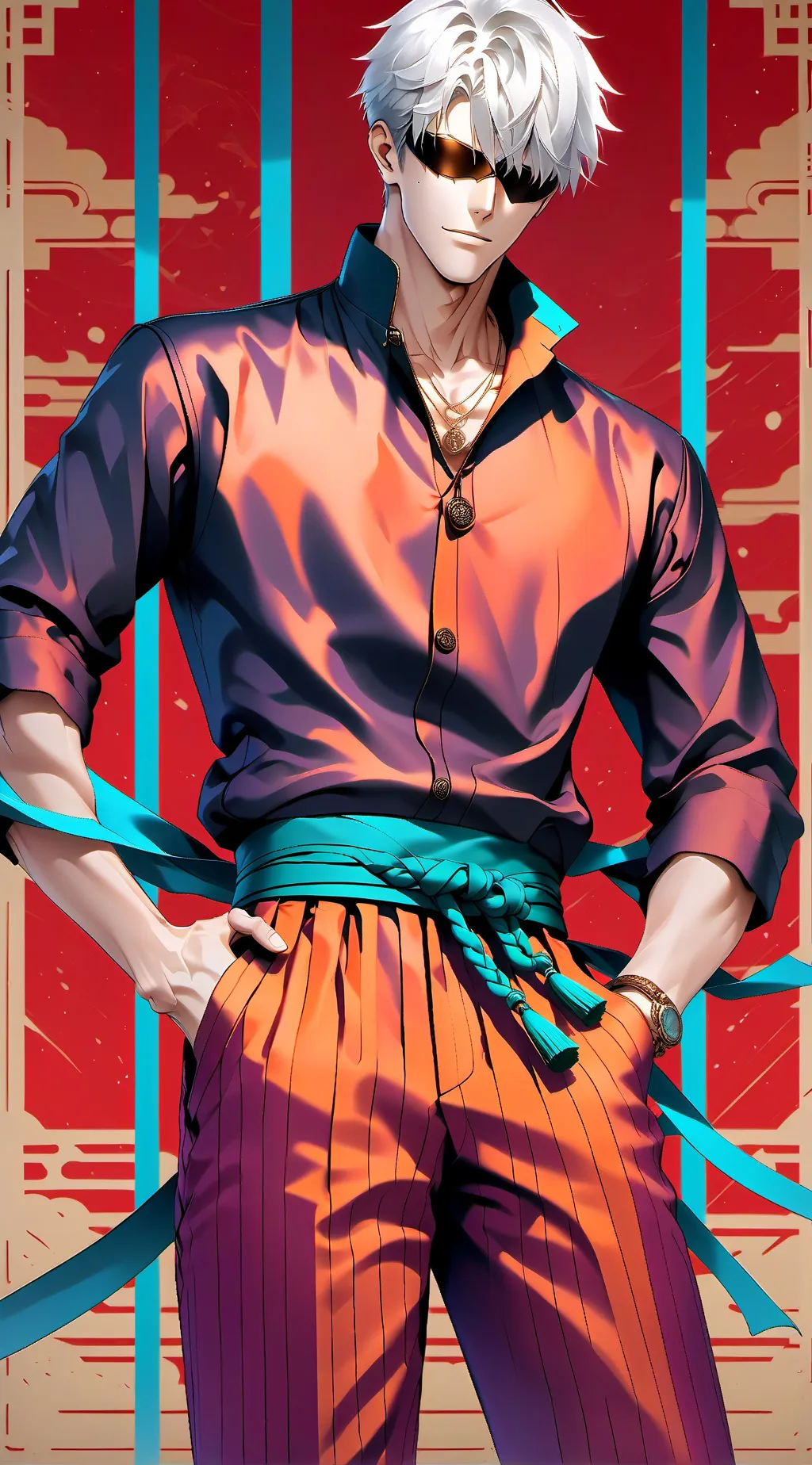 ai character: Gojo Satoru background