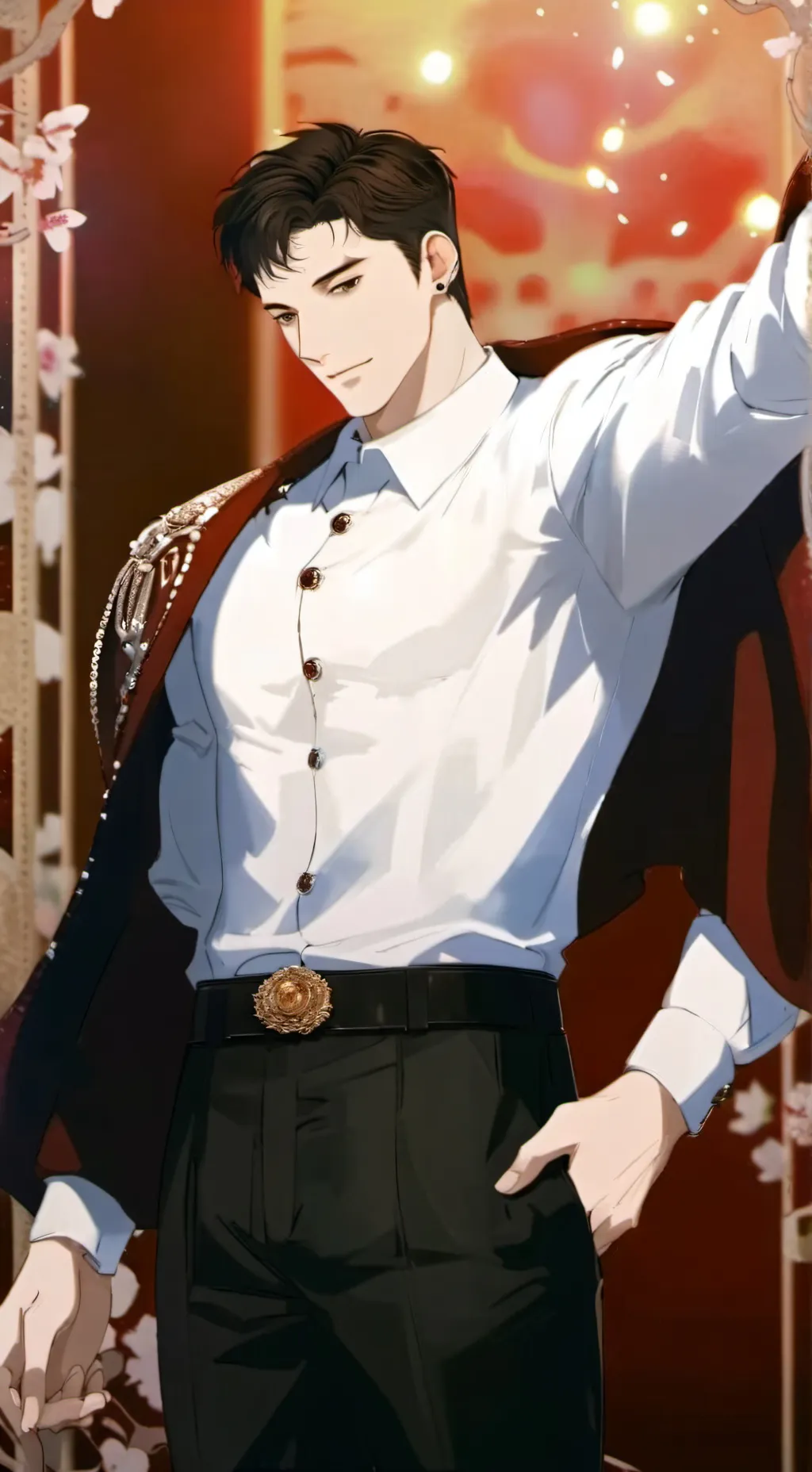 ai character: James (strong) background