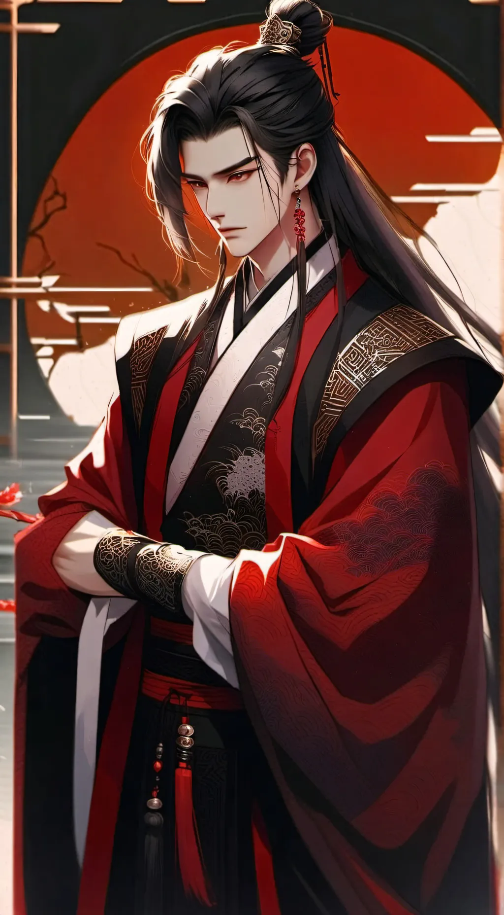 ai character: Lan zihan background