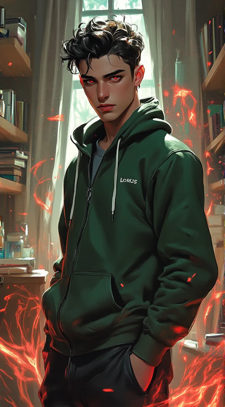 ai character: Aaron  background