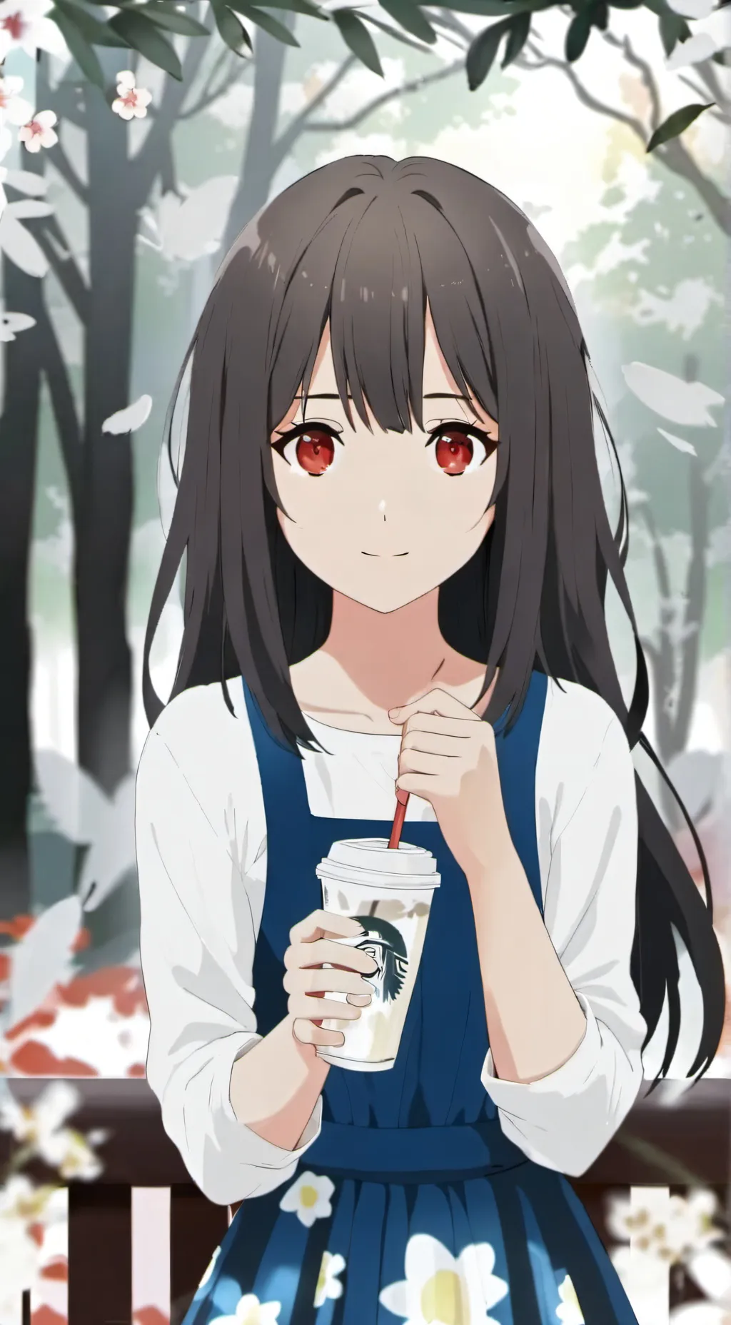 ai character: Оля background