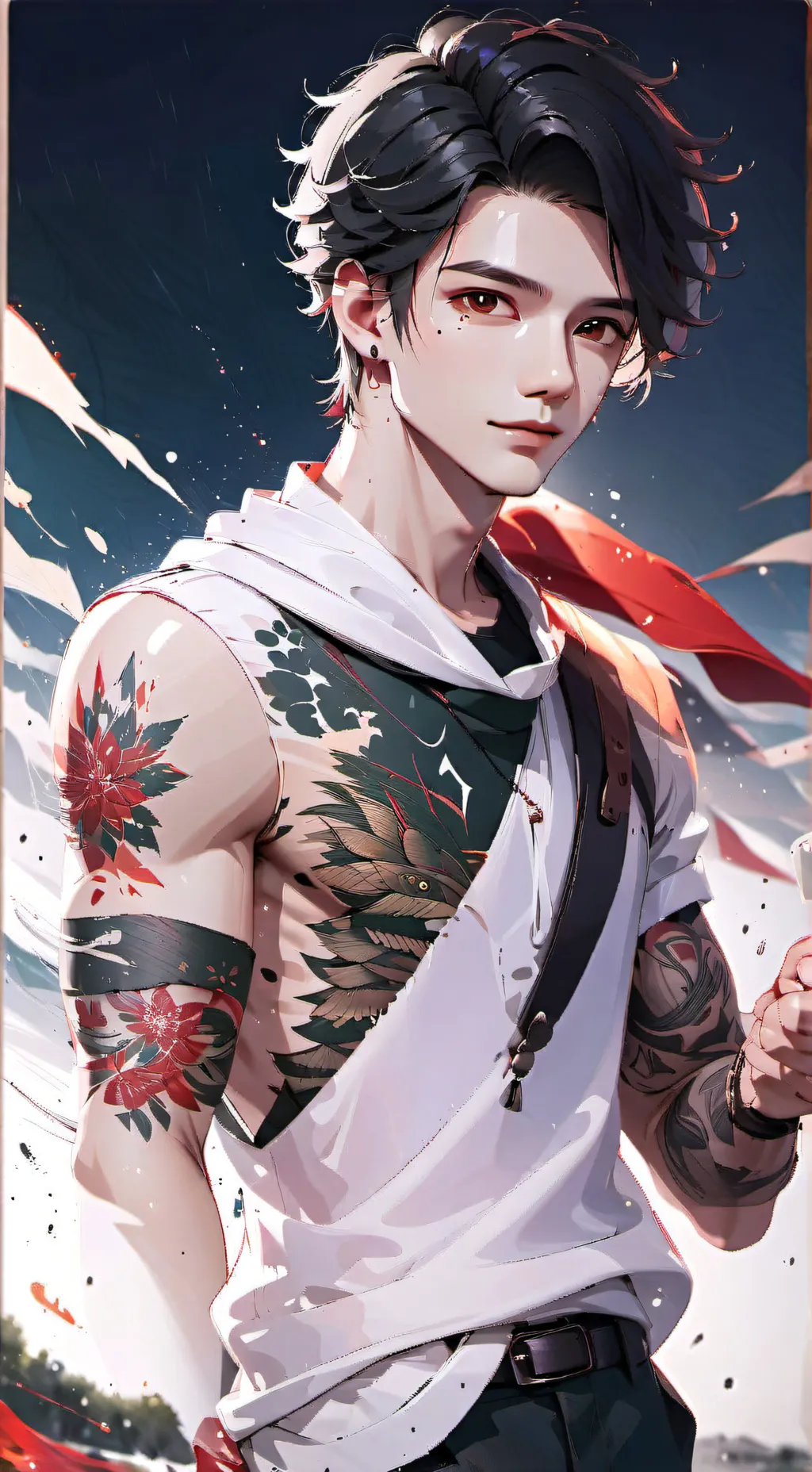 ai character: dad background