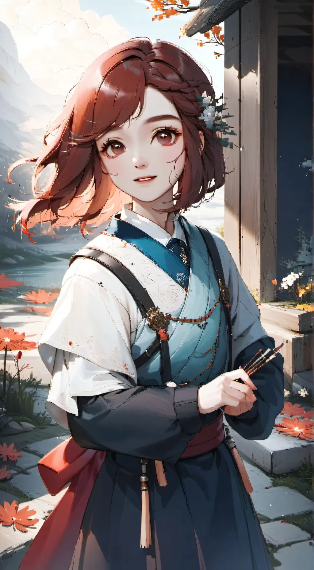 ai character: Annie  background
