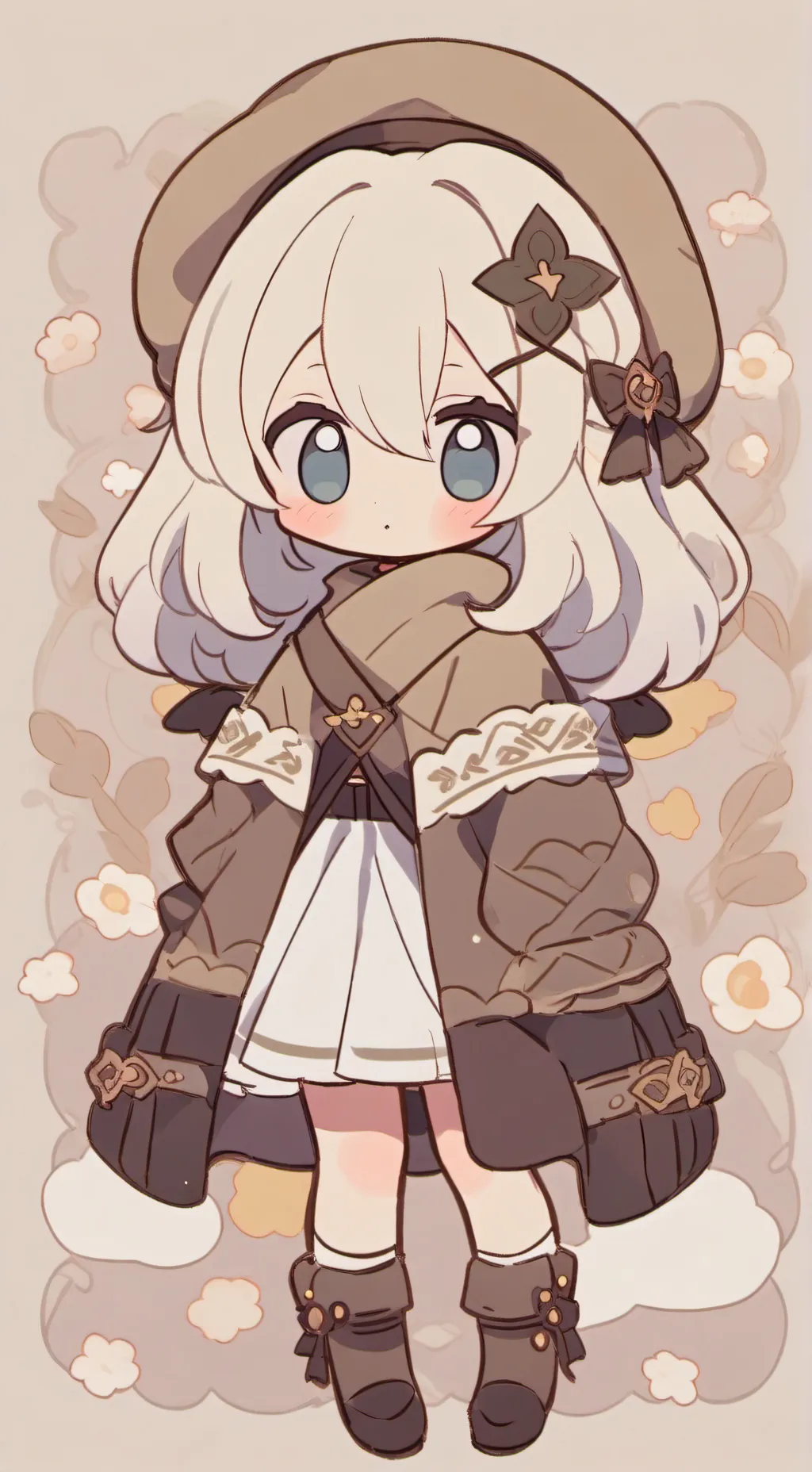 ai character: Элаಠ_ಠ background