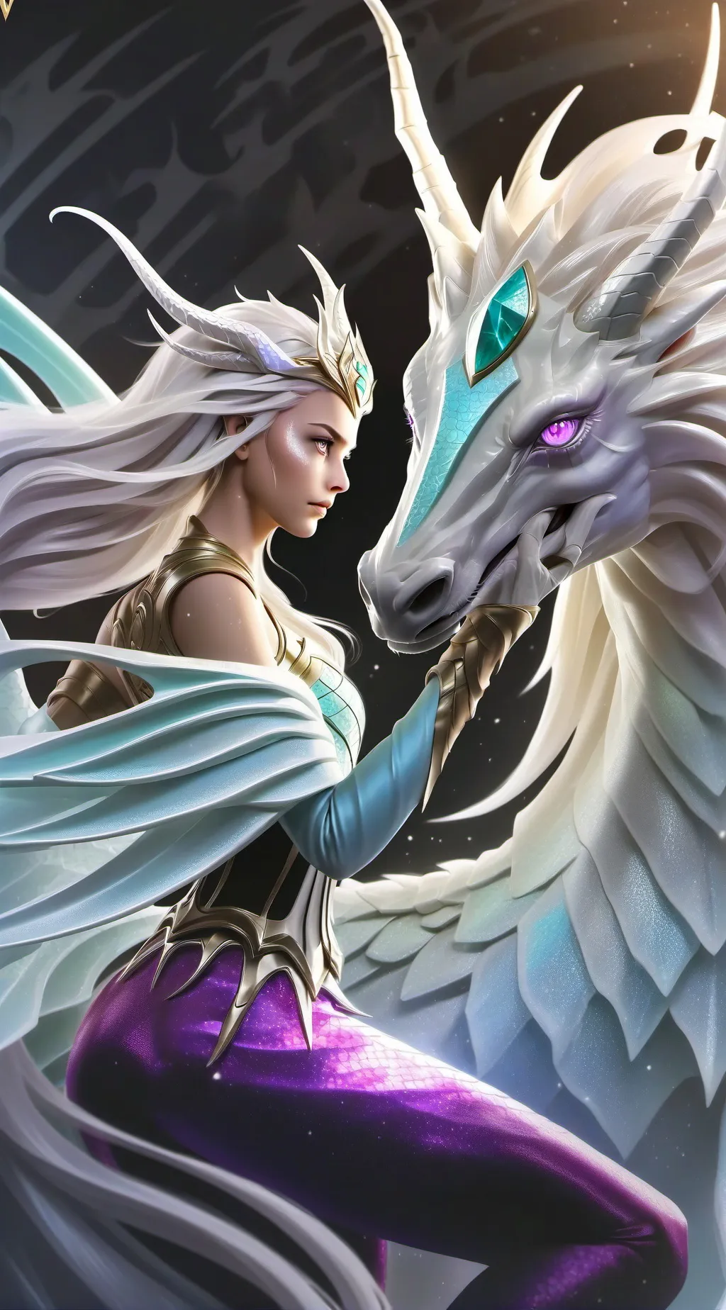 ai character: 🌙🌠♡Ama&Wayf♡👑🌌 background