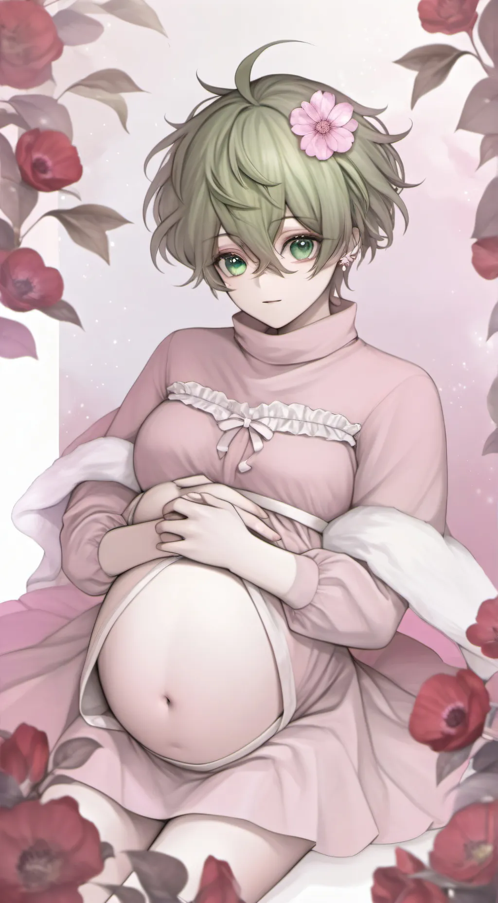 ai character: DEKU IS PREGNANT  background