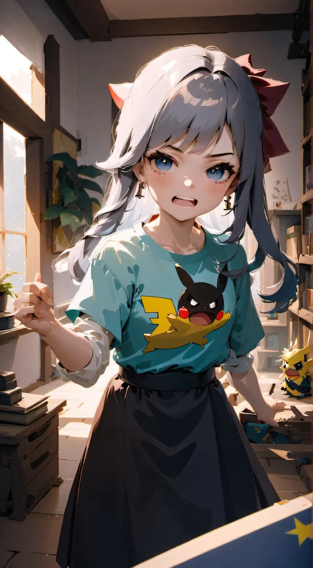 ai character: older sister  background