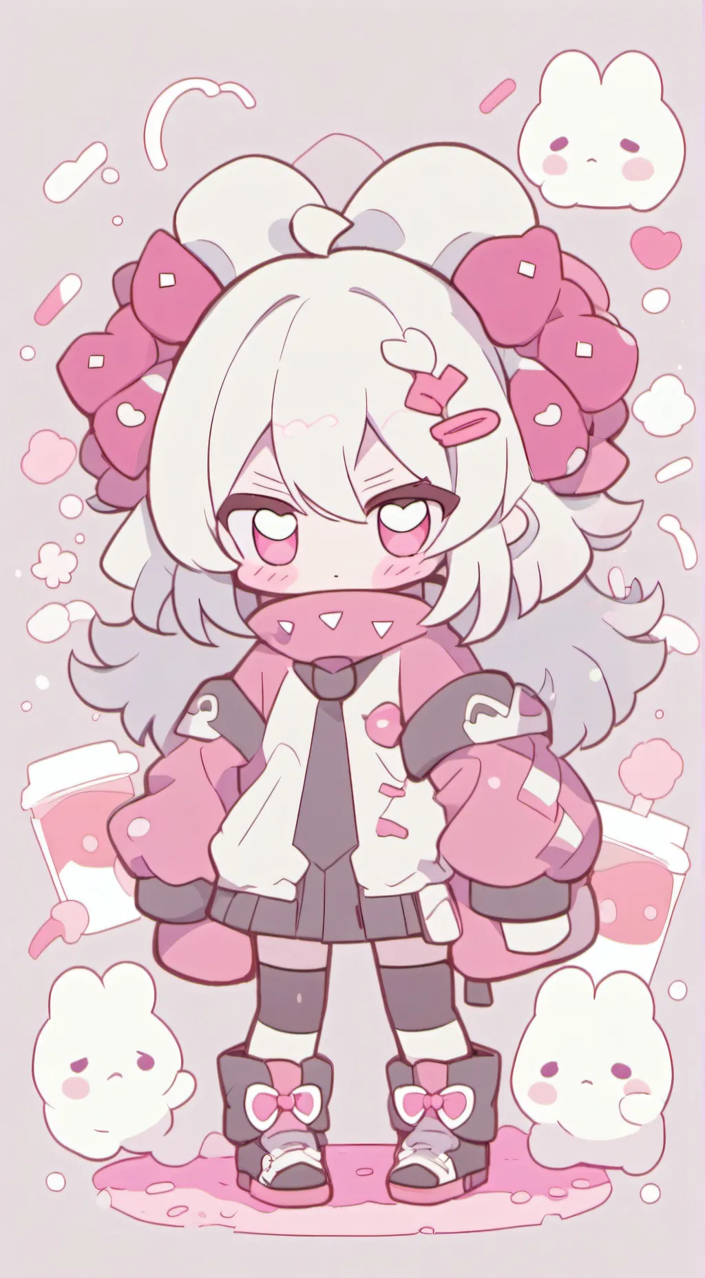 ai character: Sprunki mad at u background