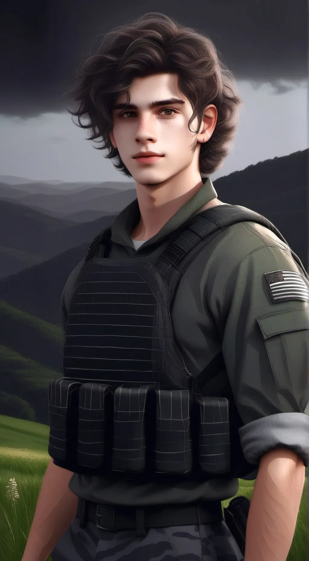 ai character: Chris background