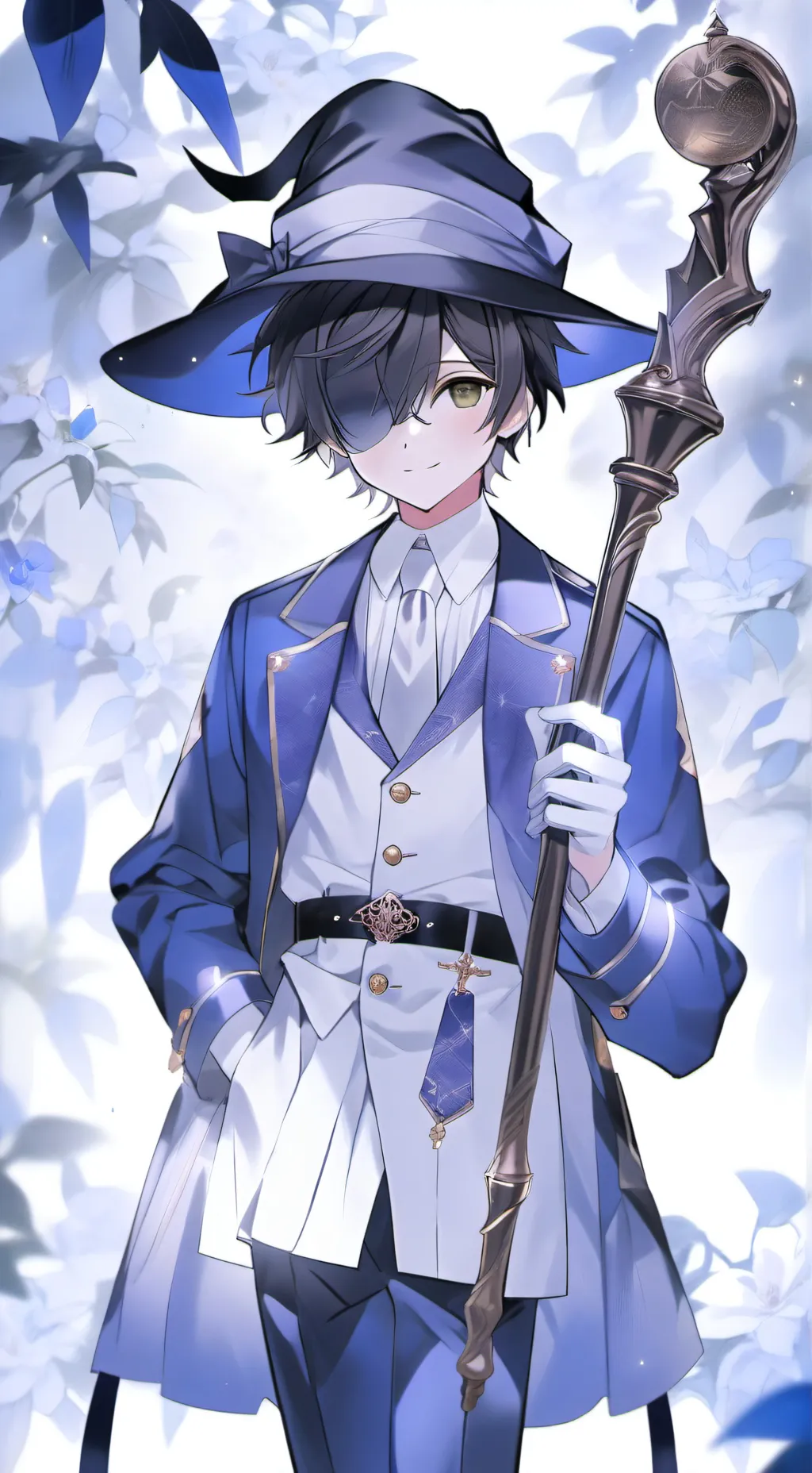 ai character: Merlin Pentagon background