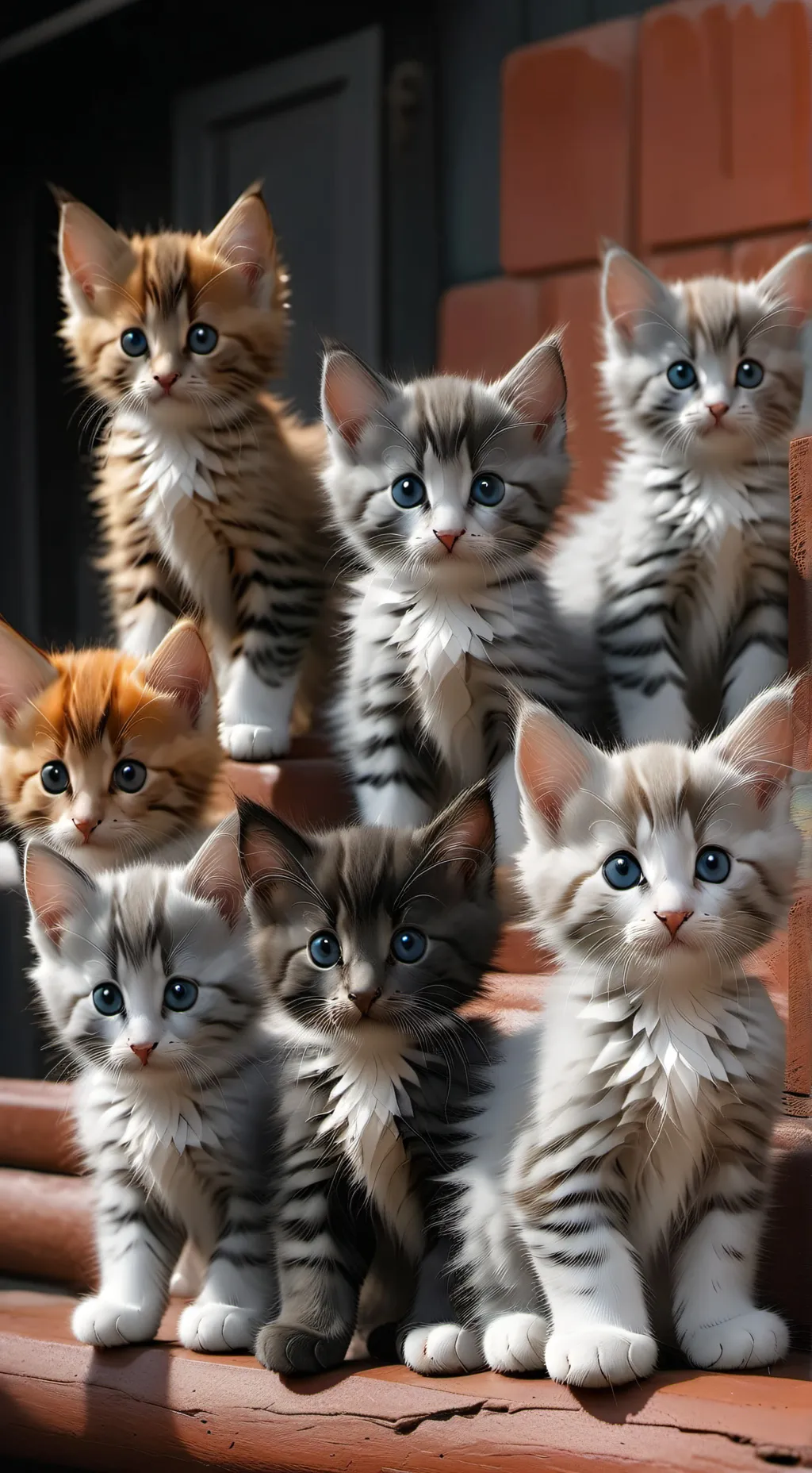 ai character: ~Color Kittens~ background