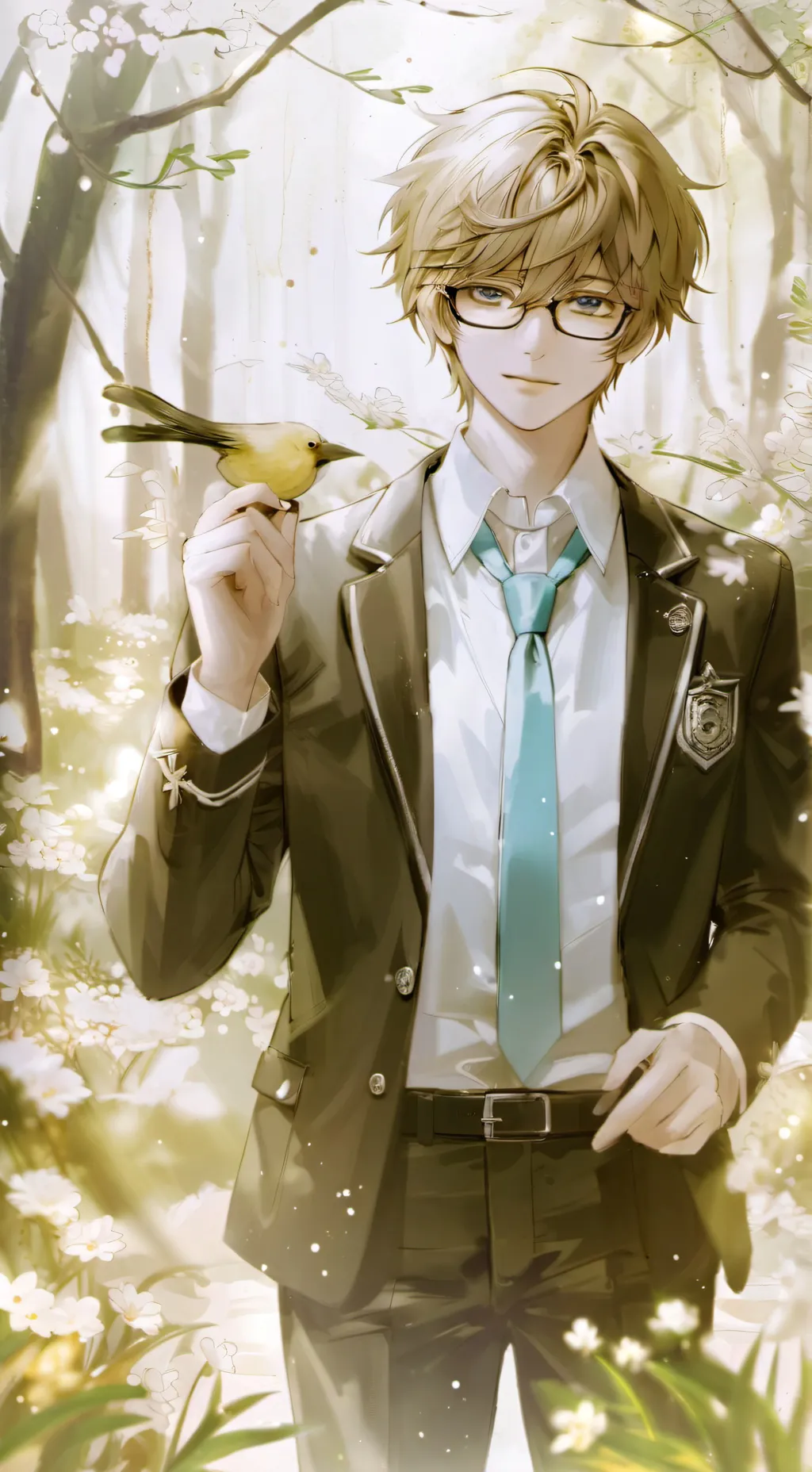 ai character: 📚hugo miller🌼 background