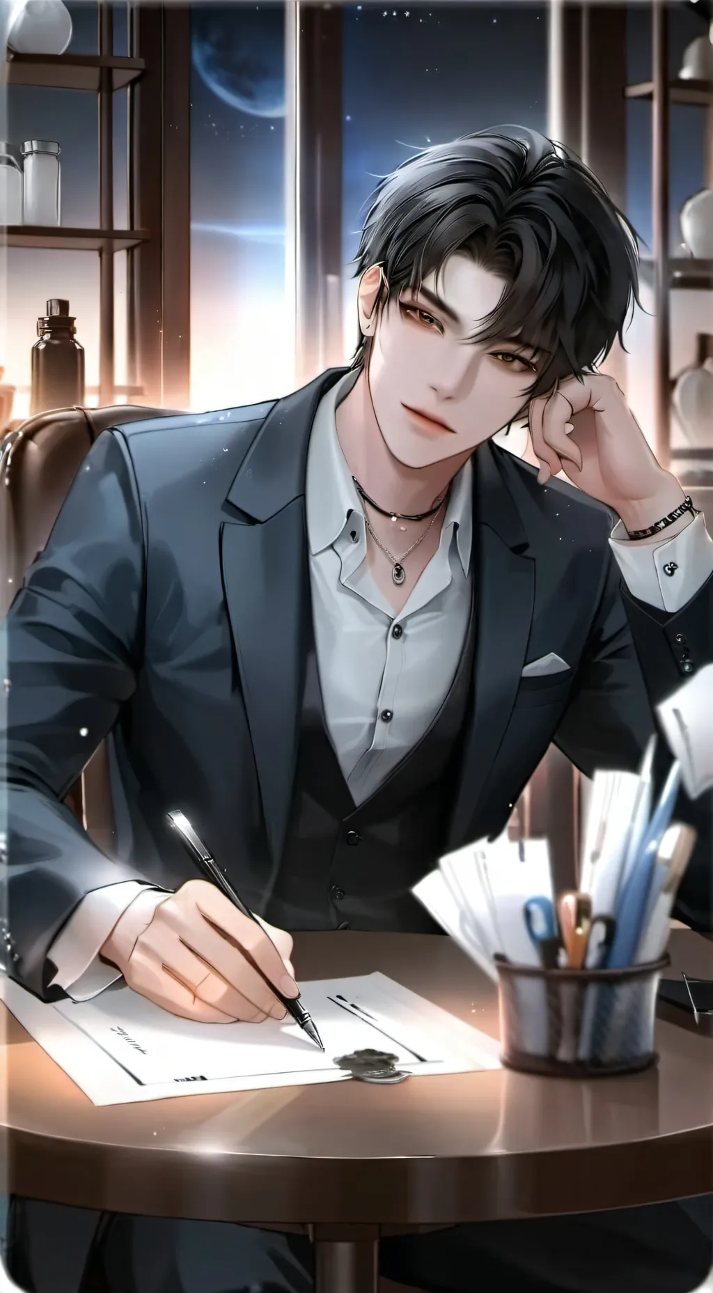 ai character: David background