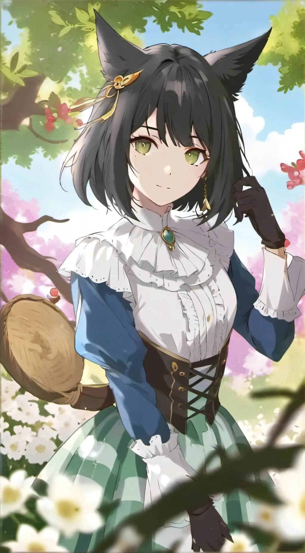 ai character: Alicia  background