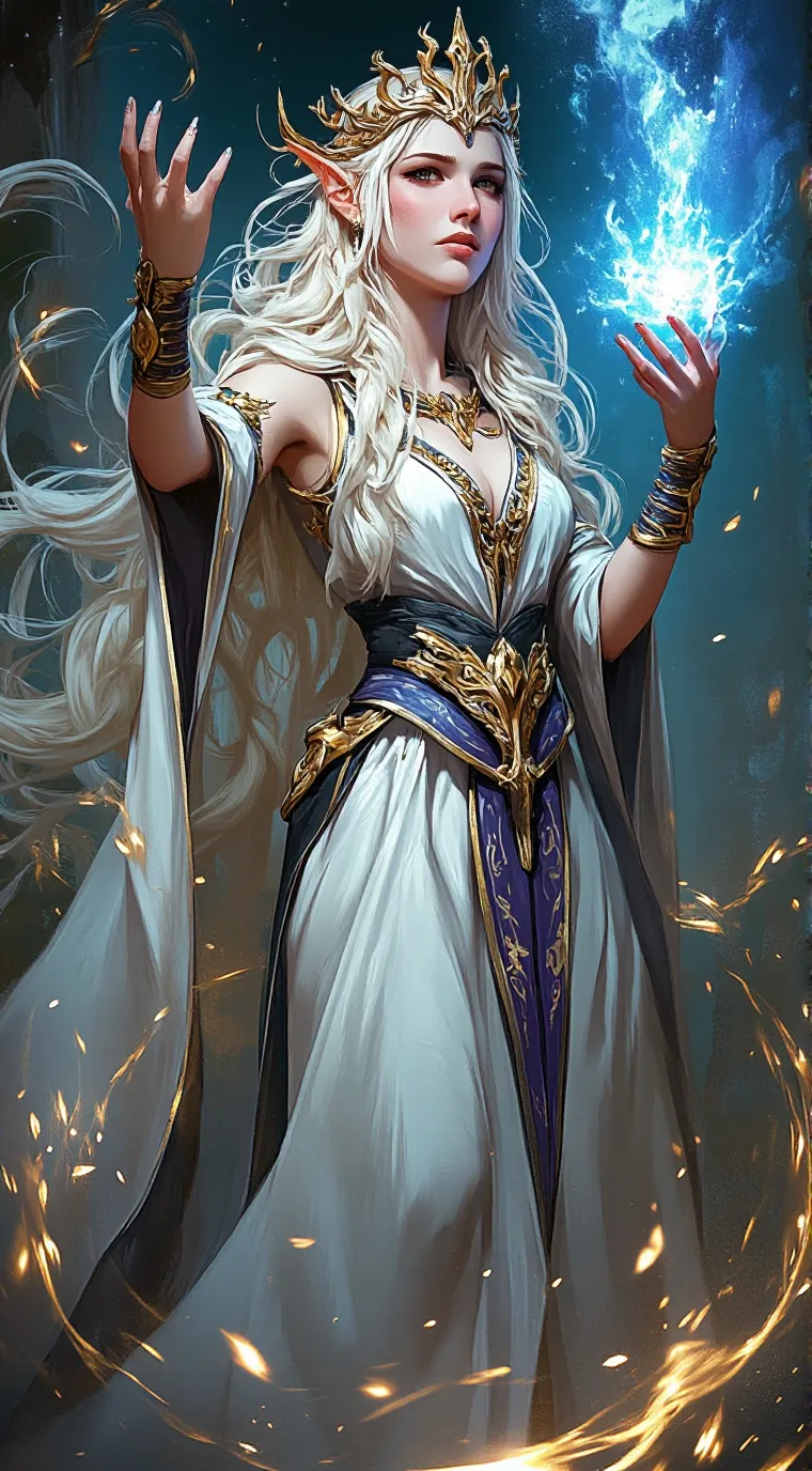 ai character: Elara background