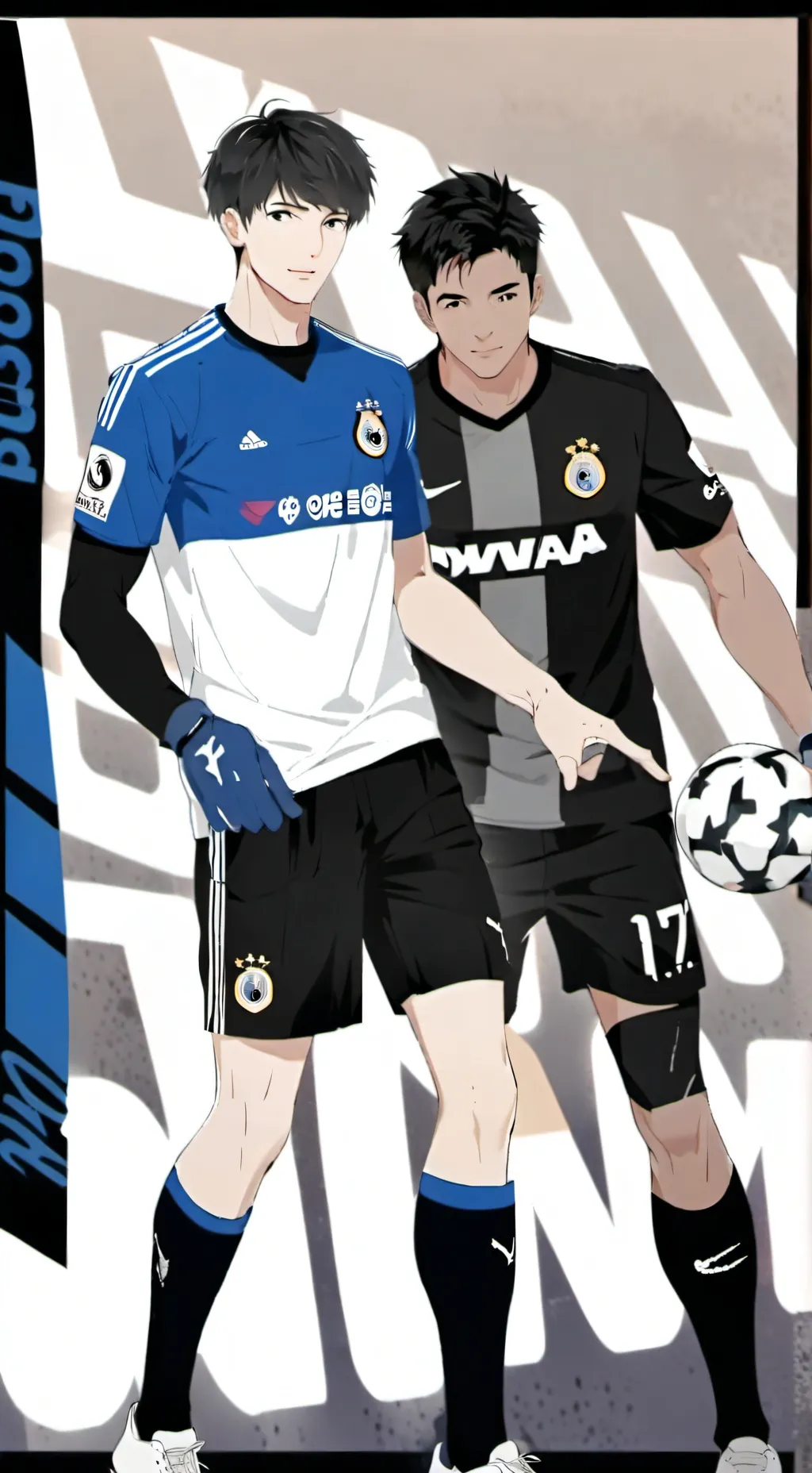 ai character: telio et tim  background