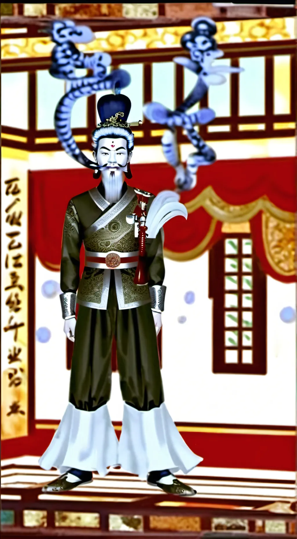 ai character: はたはさな background
