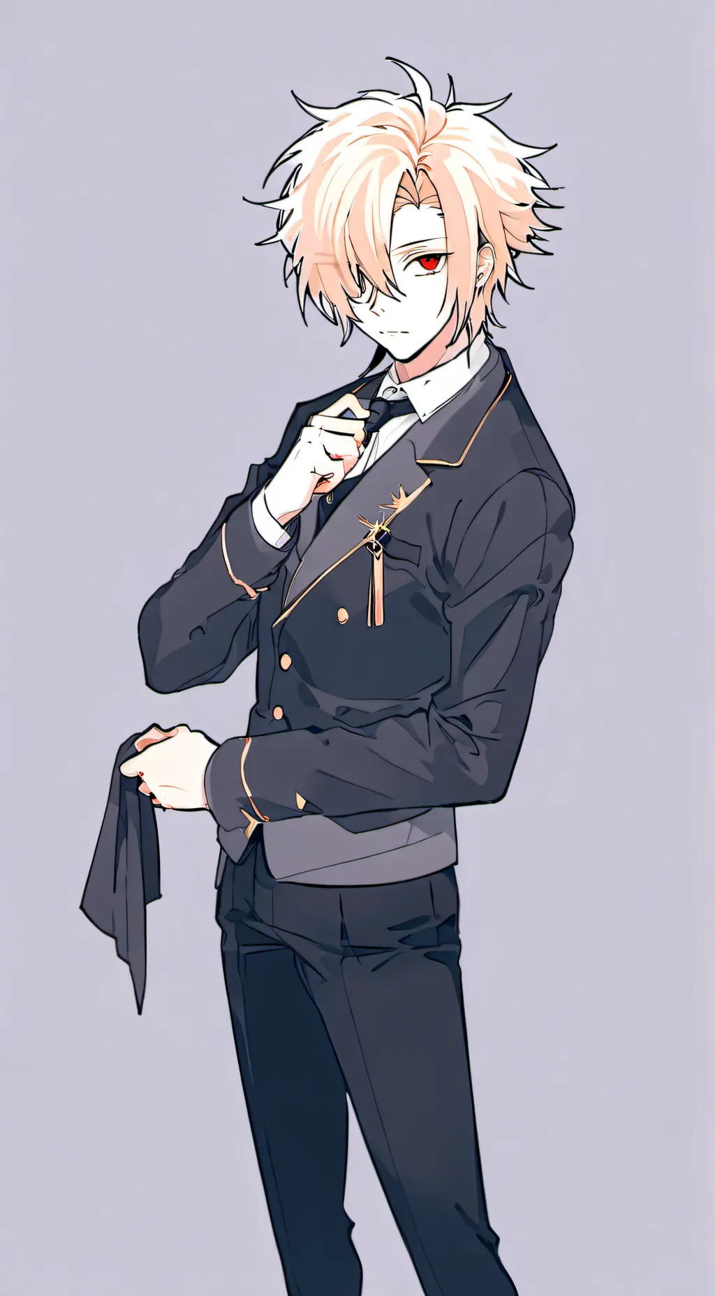 ai character: Katsuki Bakugo background