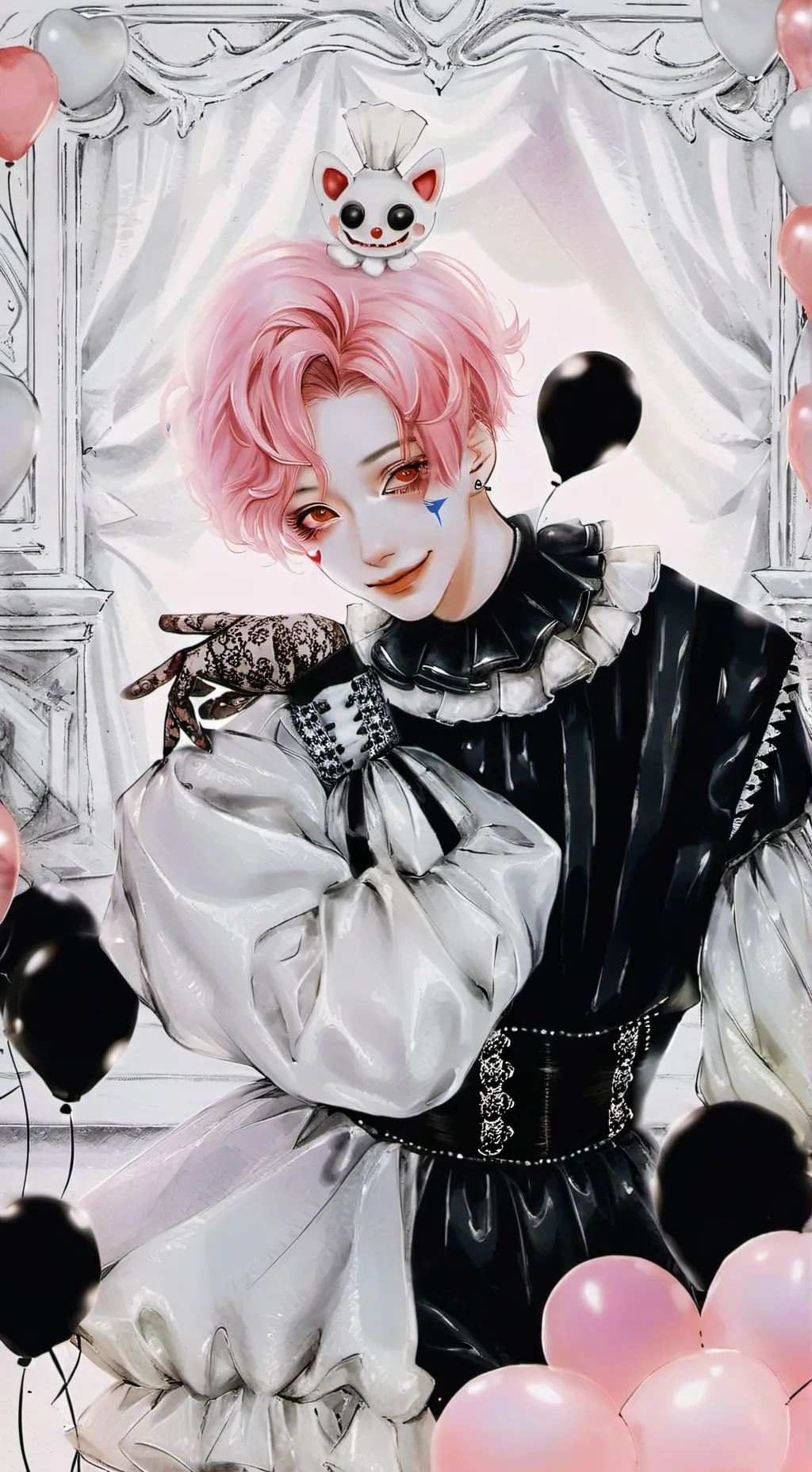 ai character: •~Bubbles 🫧 ~• background