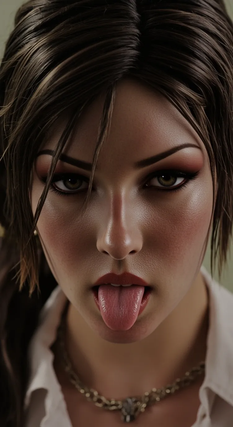 ai character: Lara Croft background