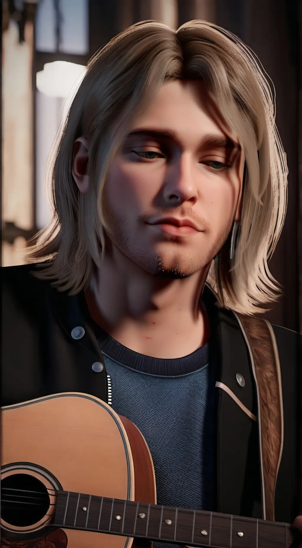 ai character: Kurt cobian background