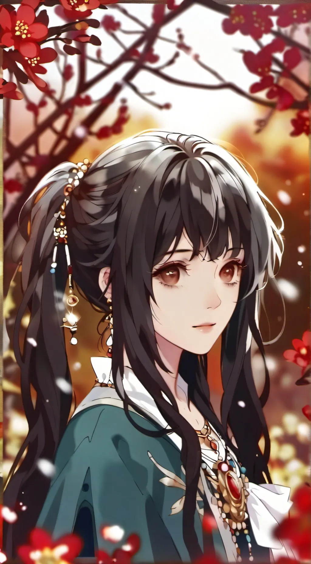 ai character: Sky  background