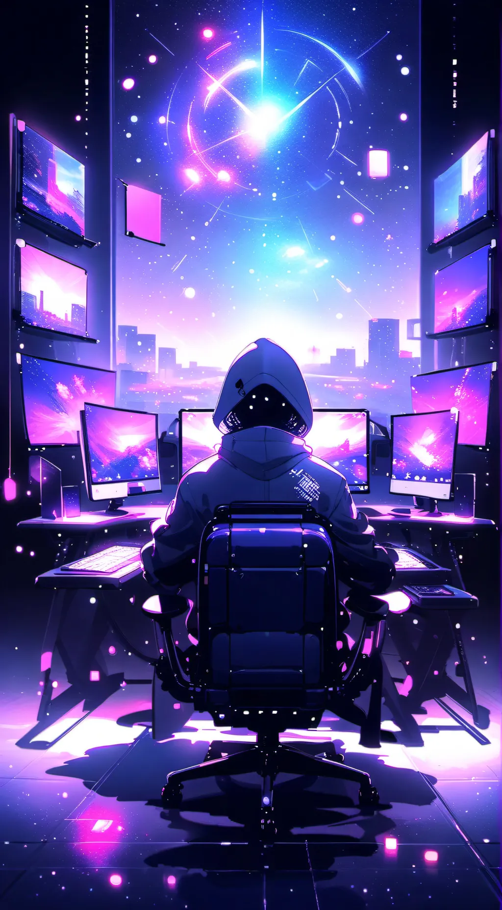ai character: COD Fear Landscape background