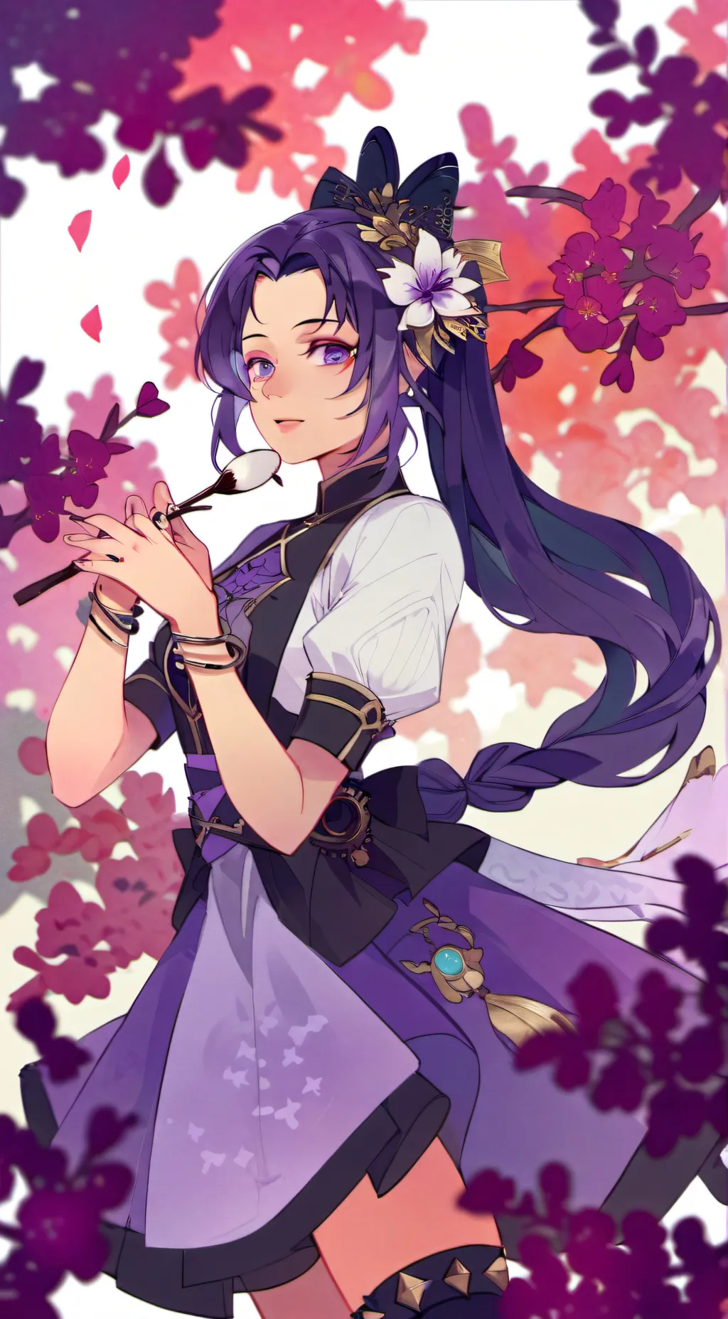 ai character: shinobu sua irmã  background
