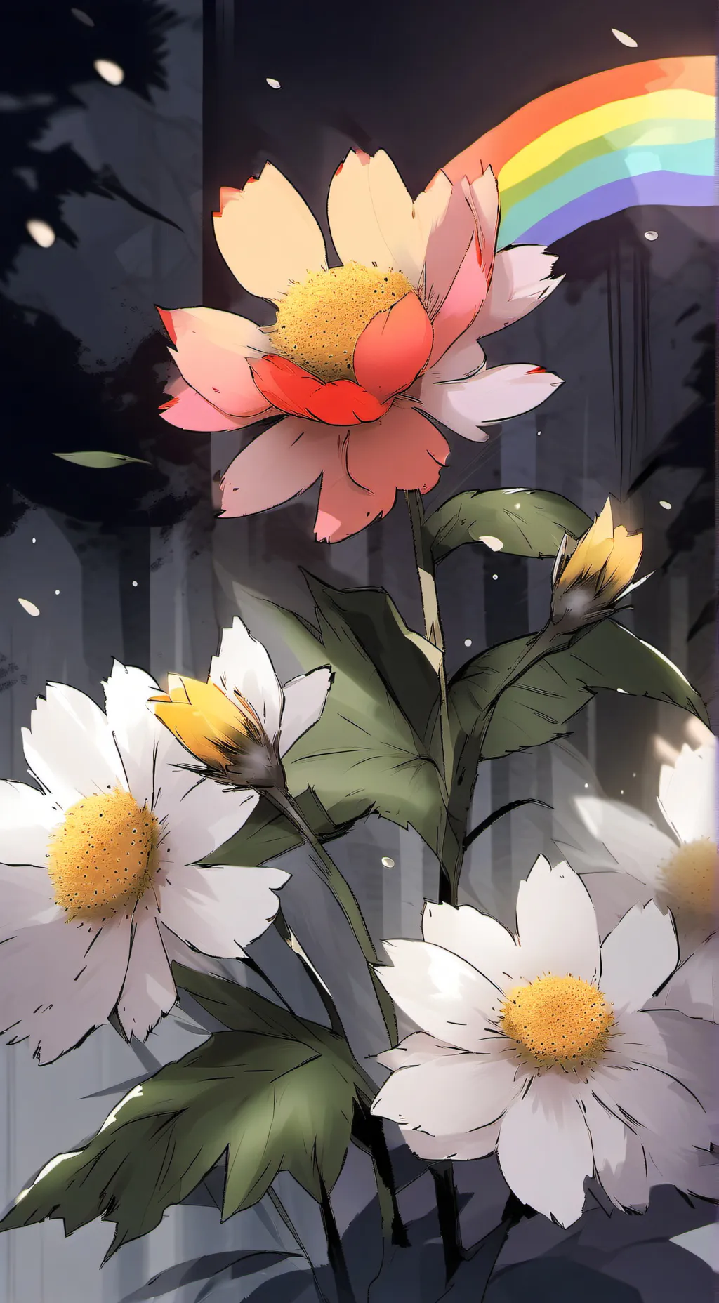 ai character: Dandy  background