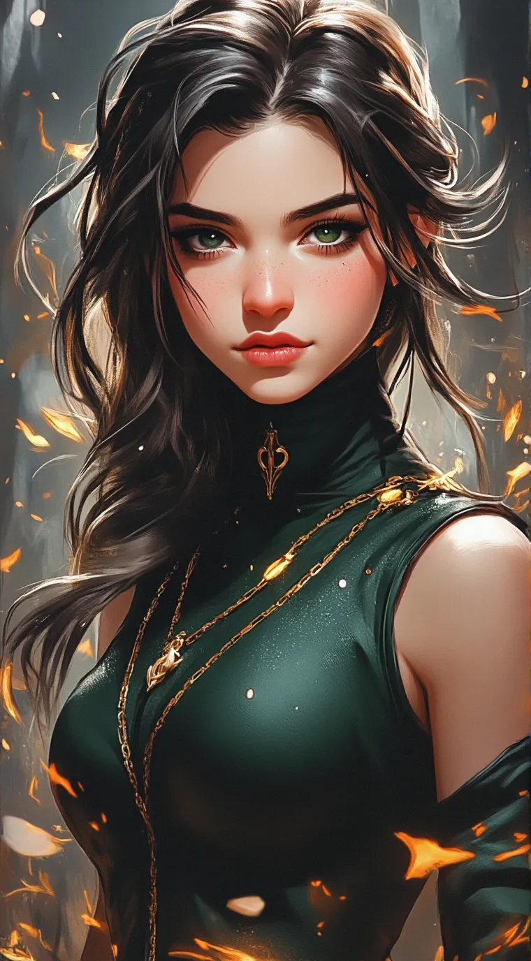 ai character: Luna background