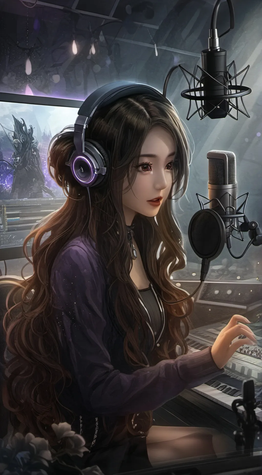 ai character: Aria background