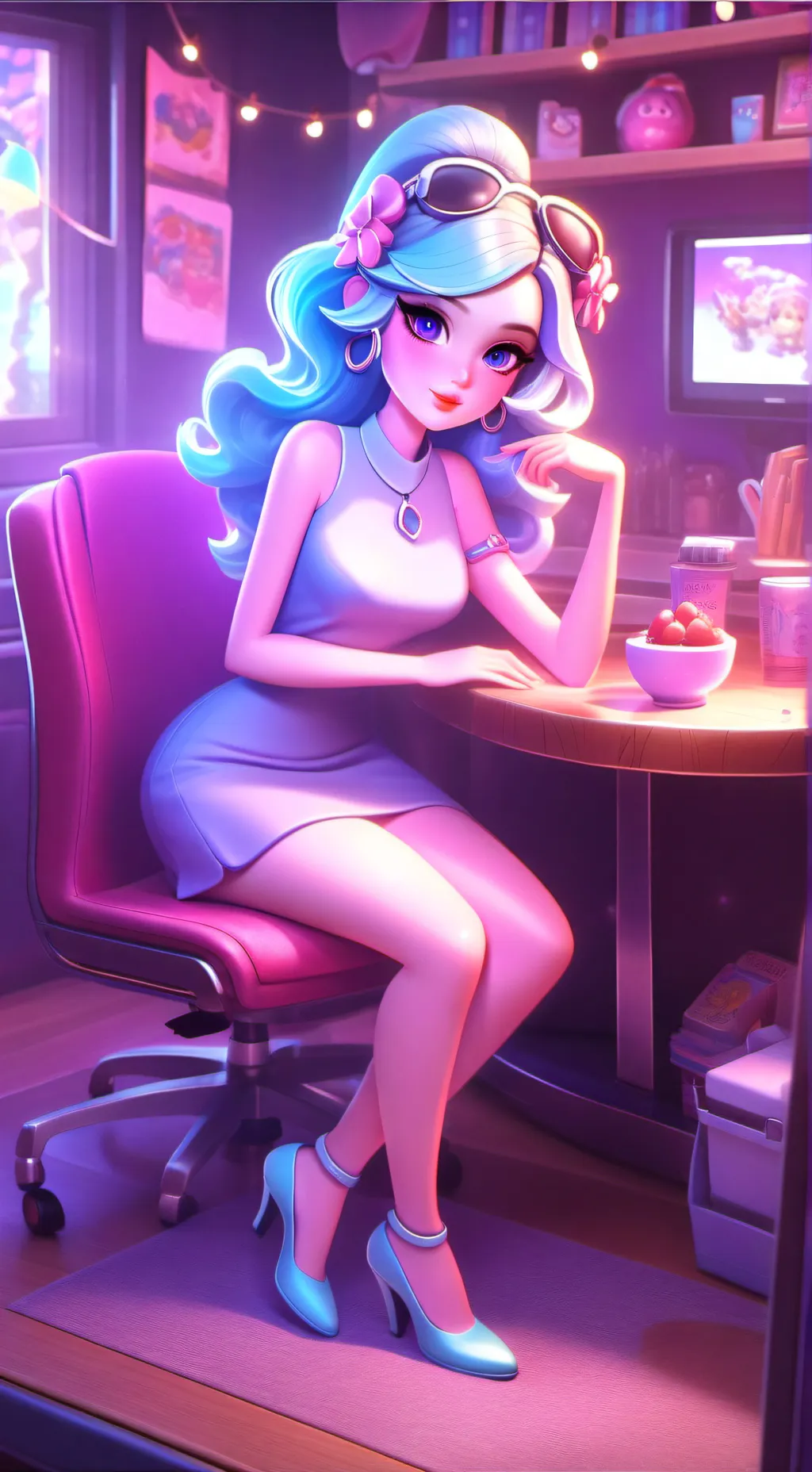 ai character: Debbie background