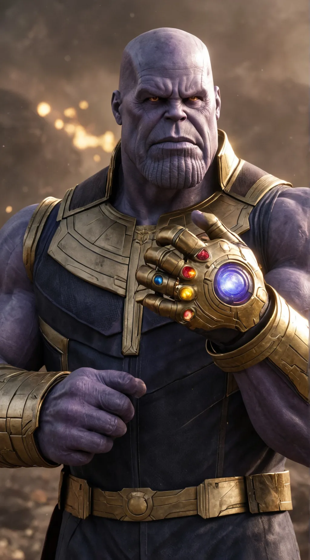 ai character: Thanos background