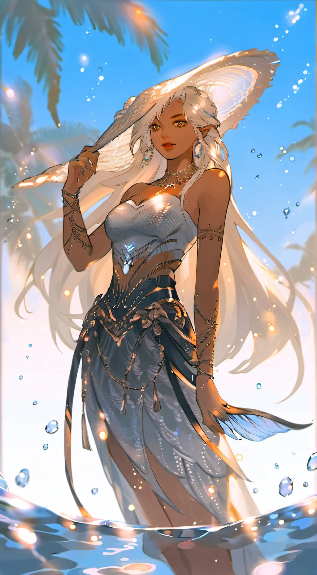 ai character: Luna background