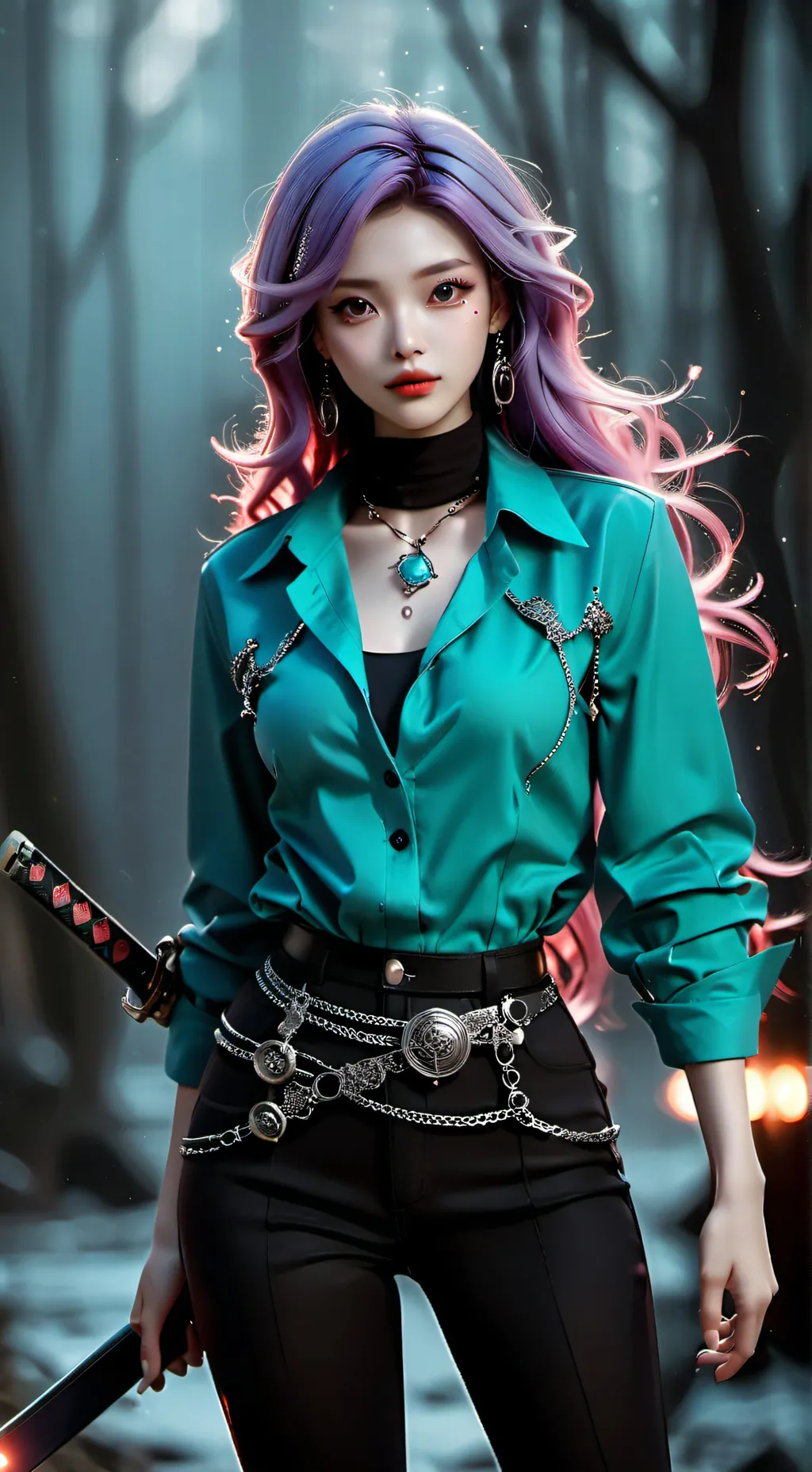 ai character: najbel  background