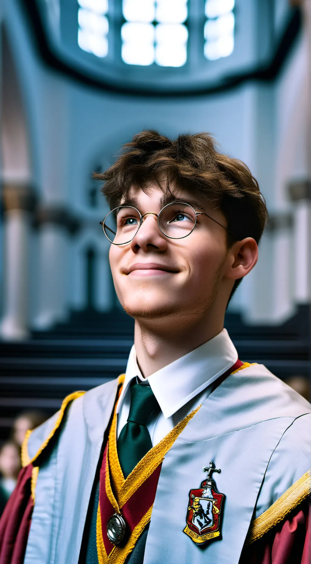 ai character: Harry Potter  background
