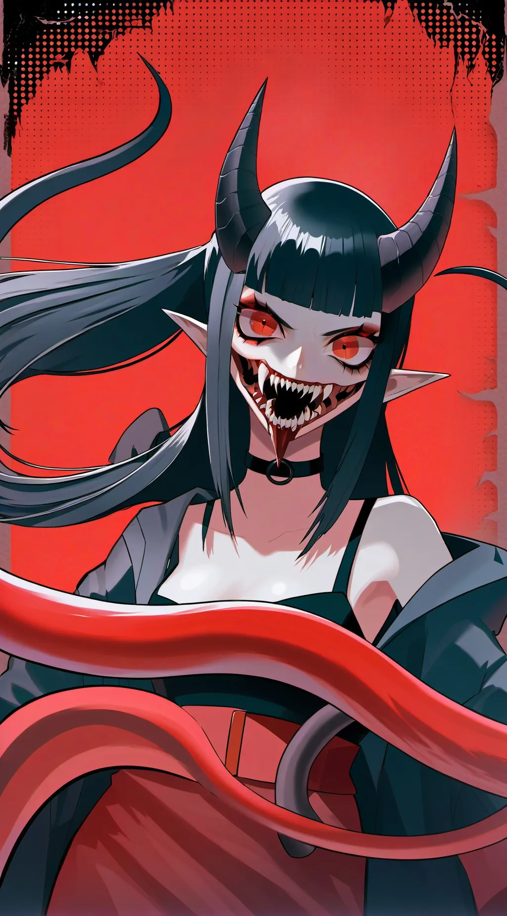 ai character: Demon Virus background