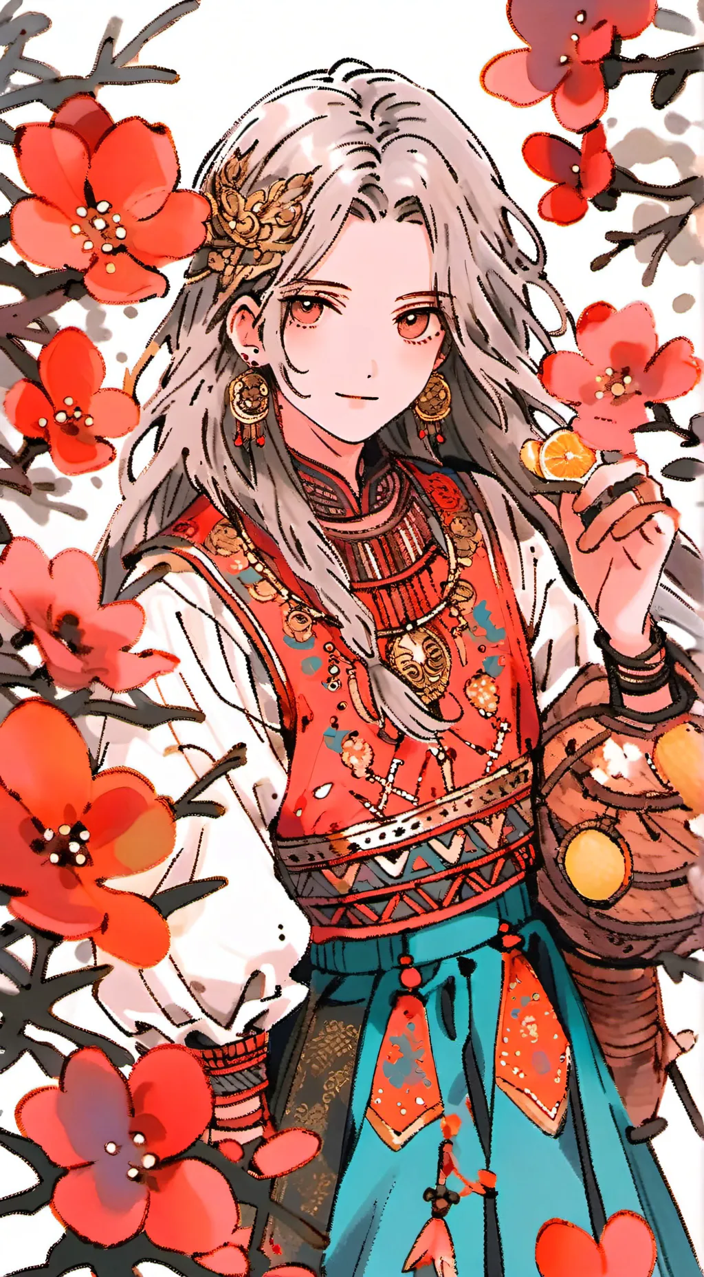 ai character: три систр background