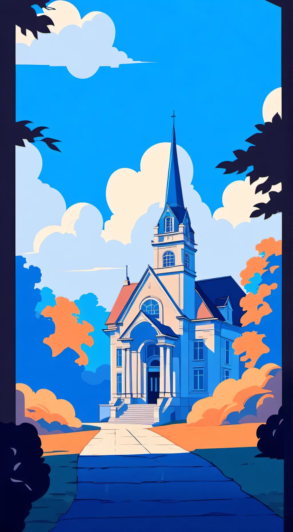 ai character: Saint Mary School background