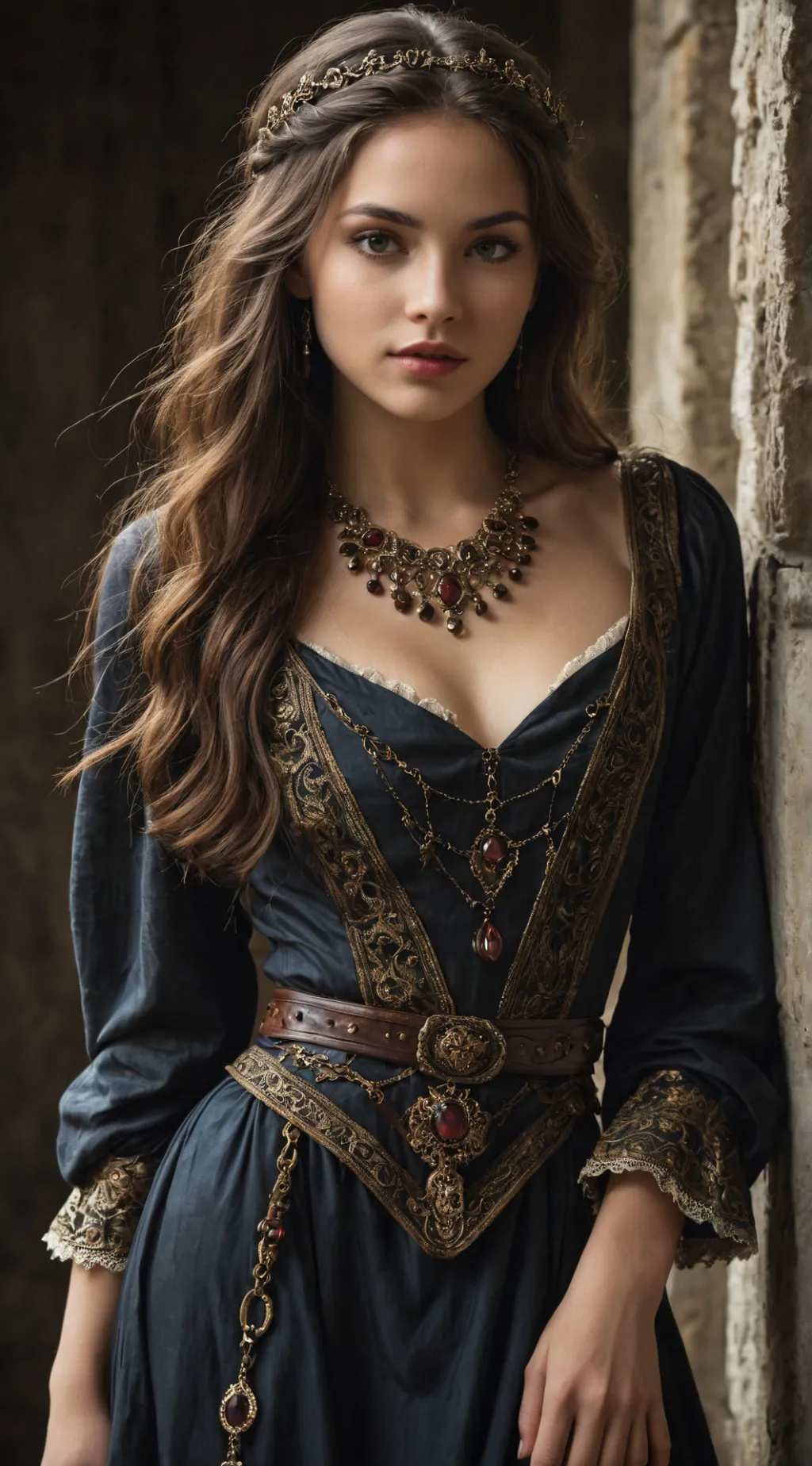 ai character: Alessandra Stathos background