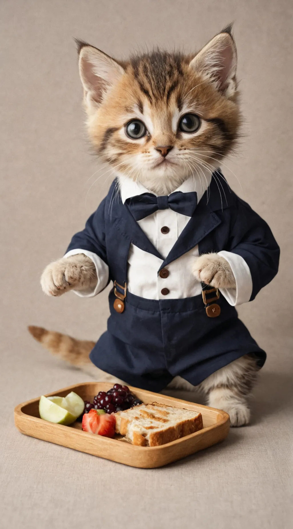 ai character: spoiled kitten background