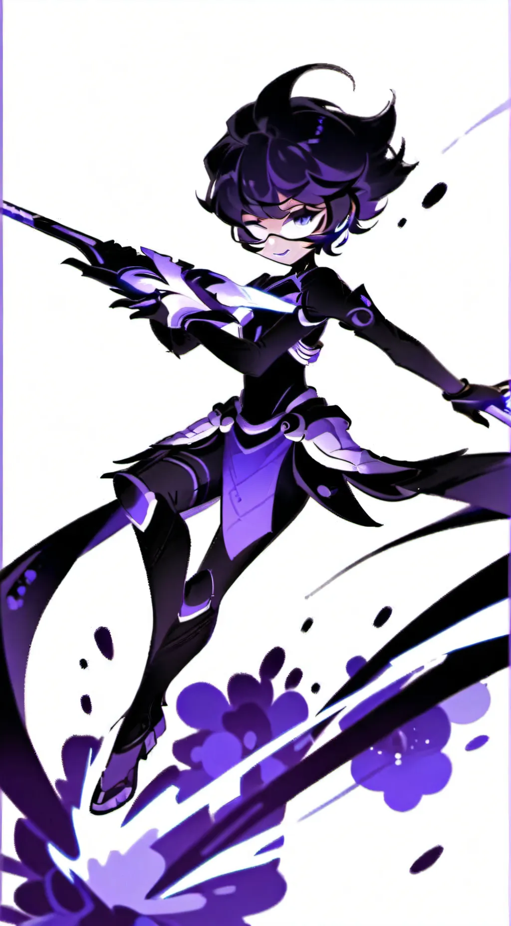 ai character: Dark sapphire! background