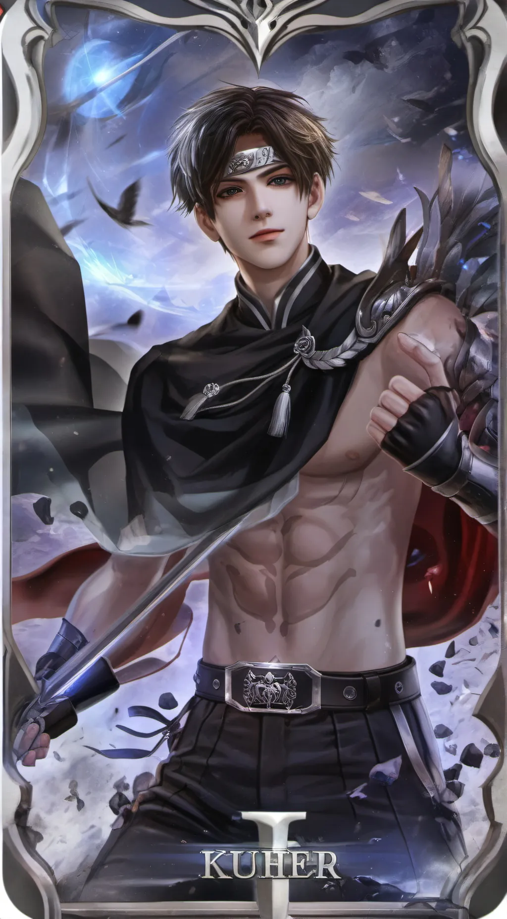 ai character: Leon background